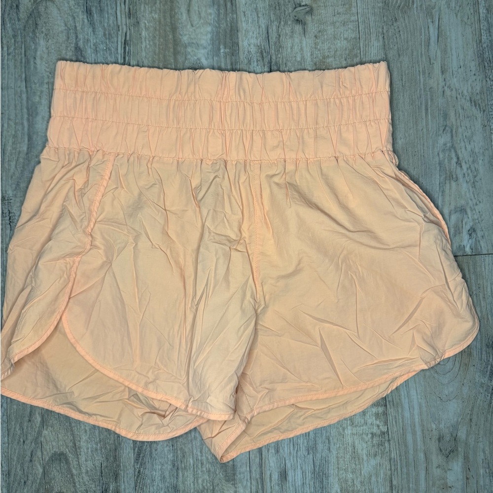 Neon peach XL Zenana athletic shorts